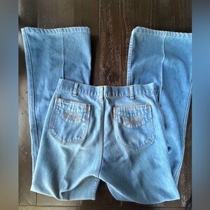 Levi's Vintage Orange Tab Light Blue Flare Jeans - great condition